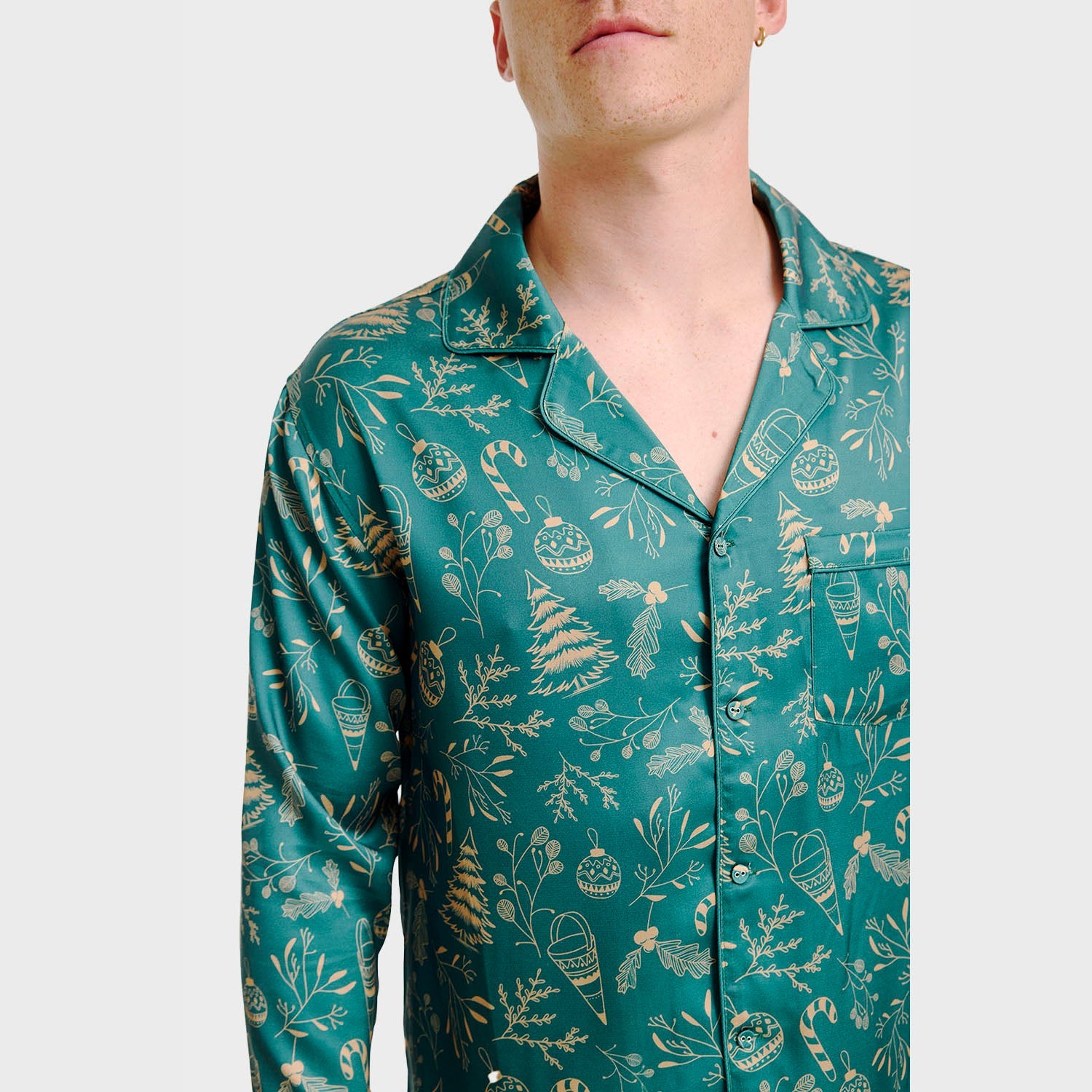 Elegant satin pigiama – Uomo